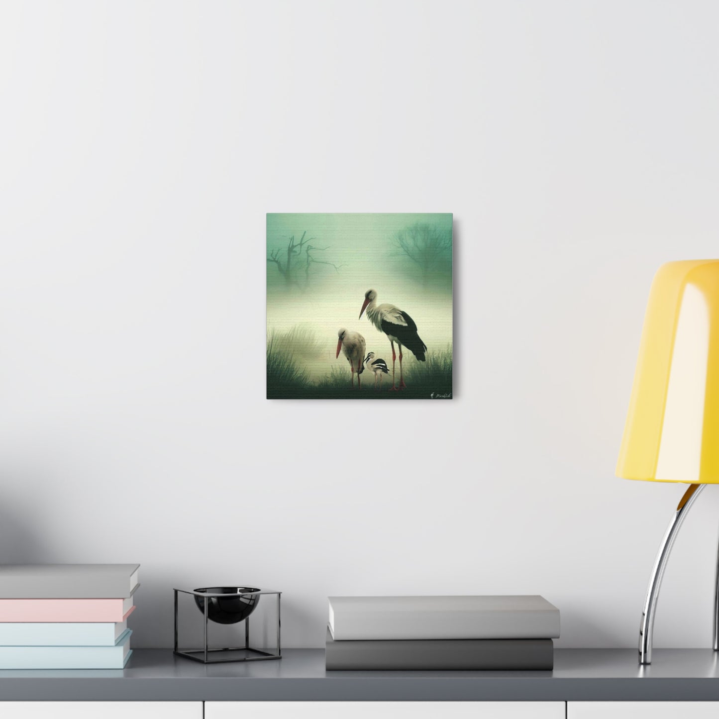 Stork Family - Canvas Gallery Wraps