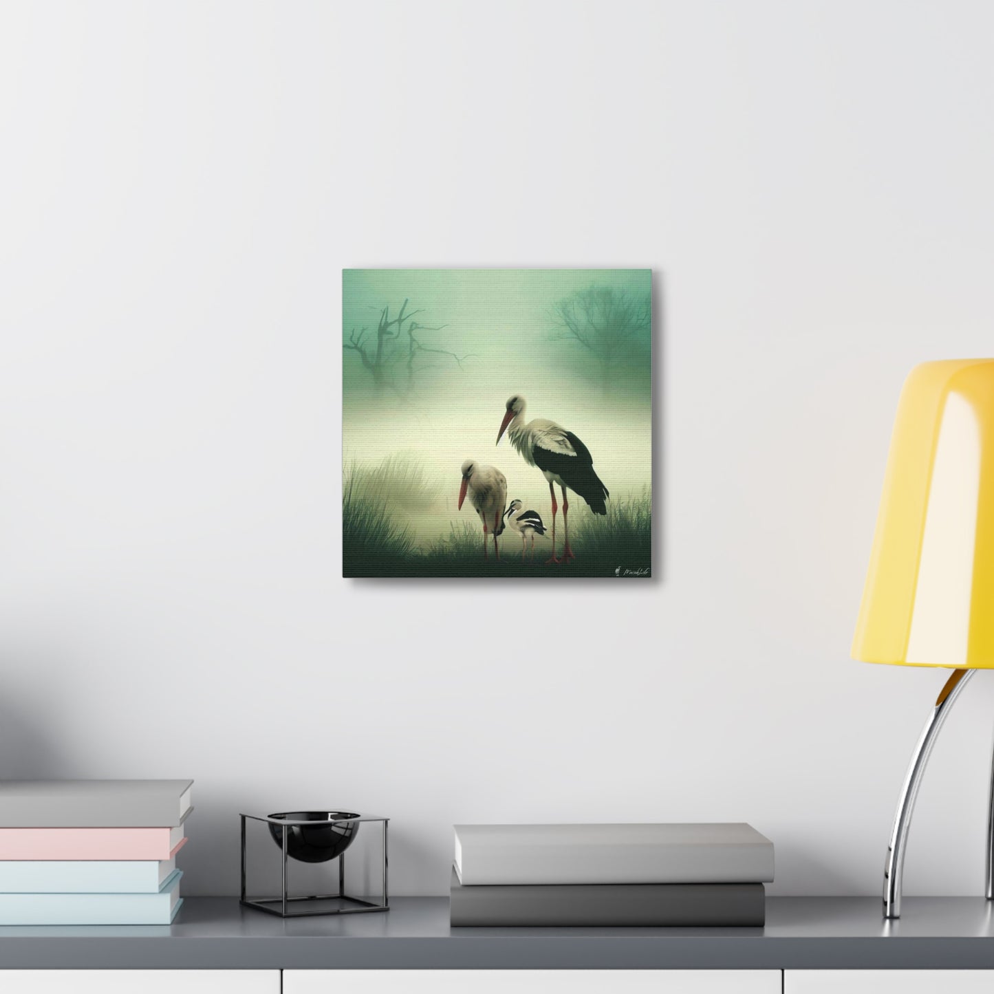 Stork Family - Canvas Gallery Wraps