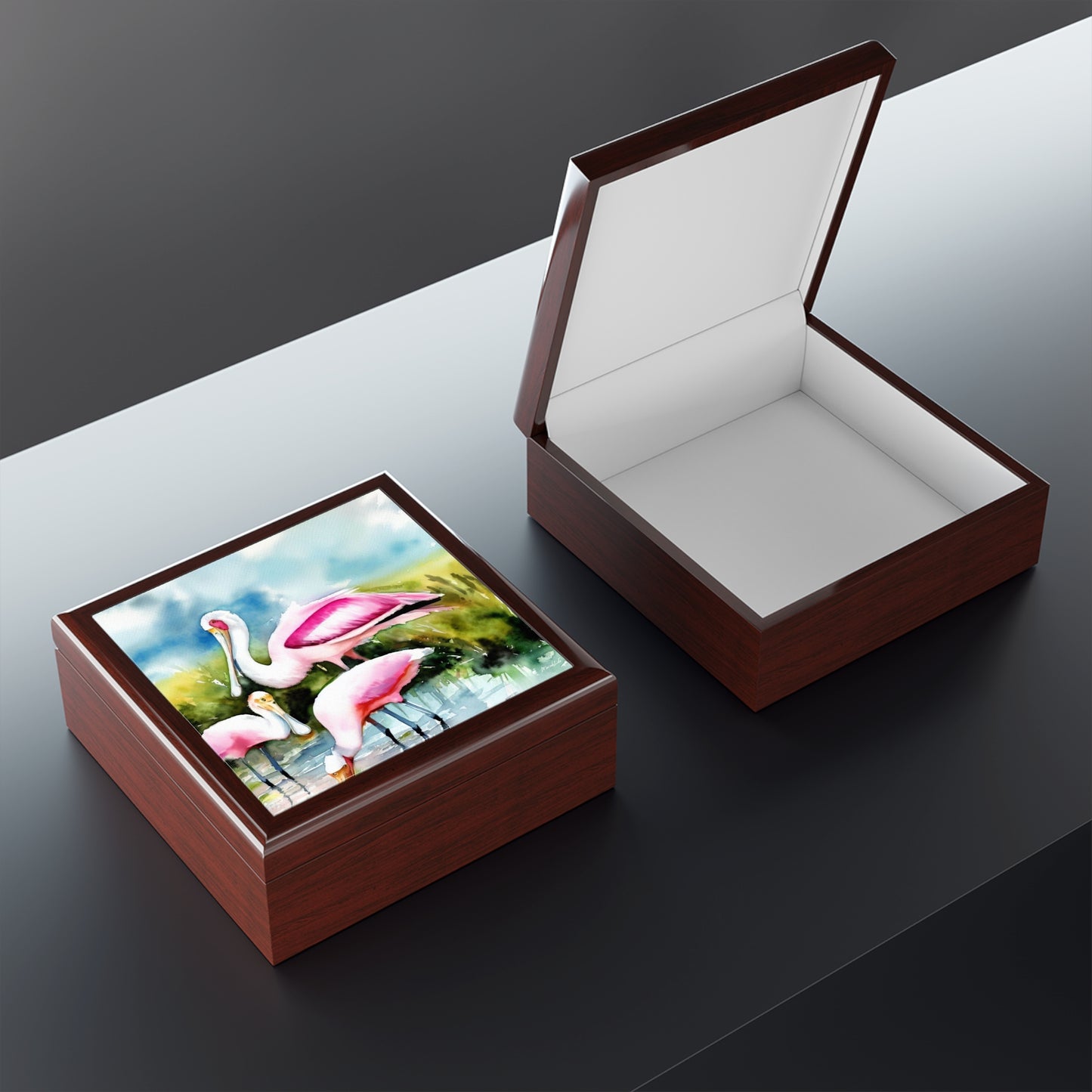 Roseate Spoonbill - Jewelry Box