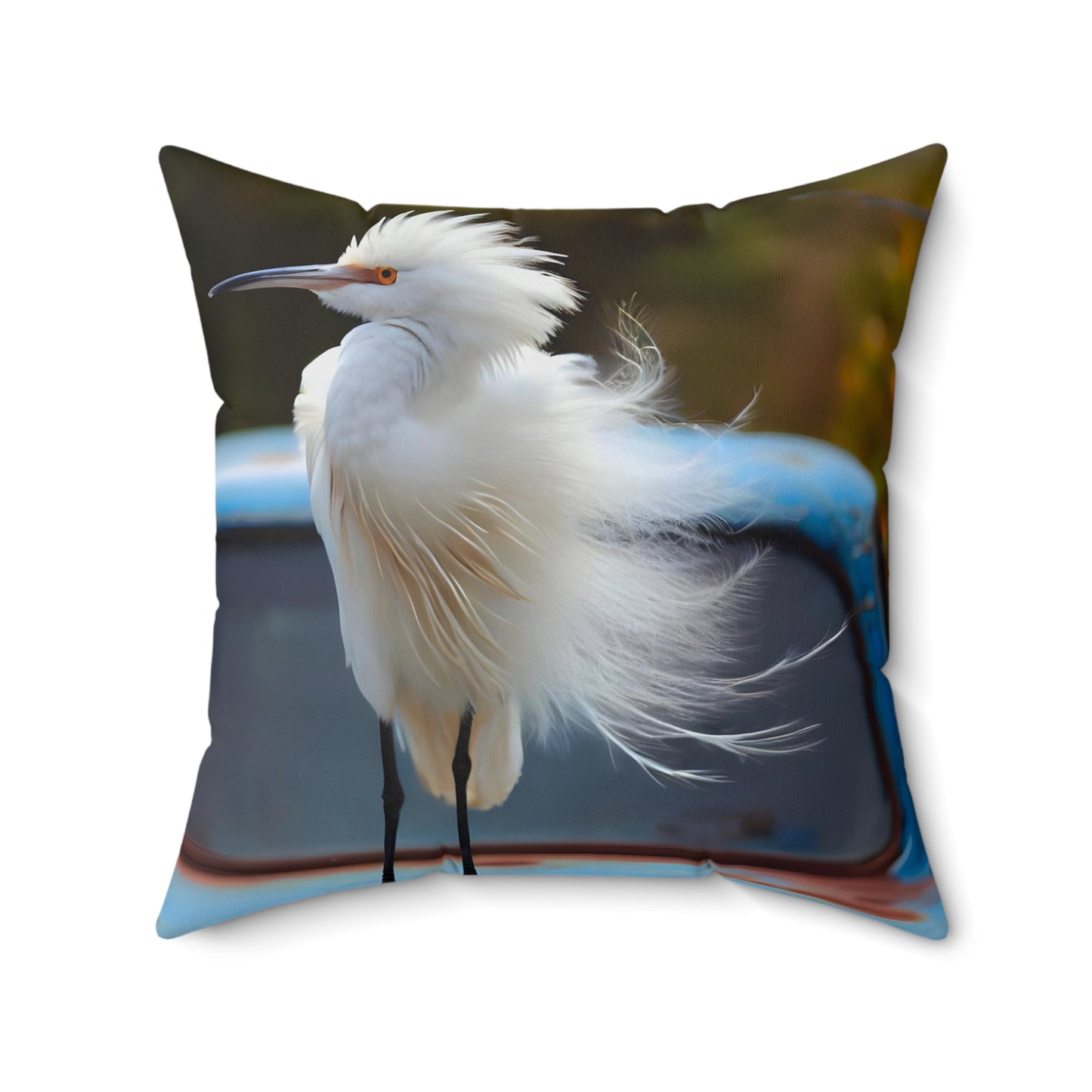 The Hitchhiker - Spun Polyester Square Pillow