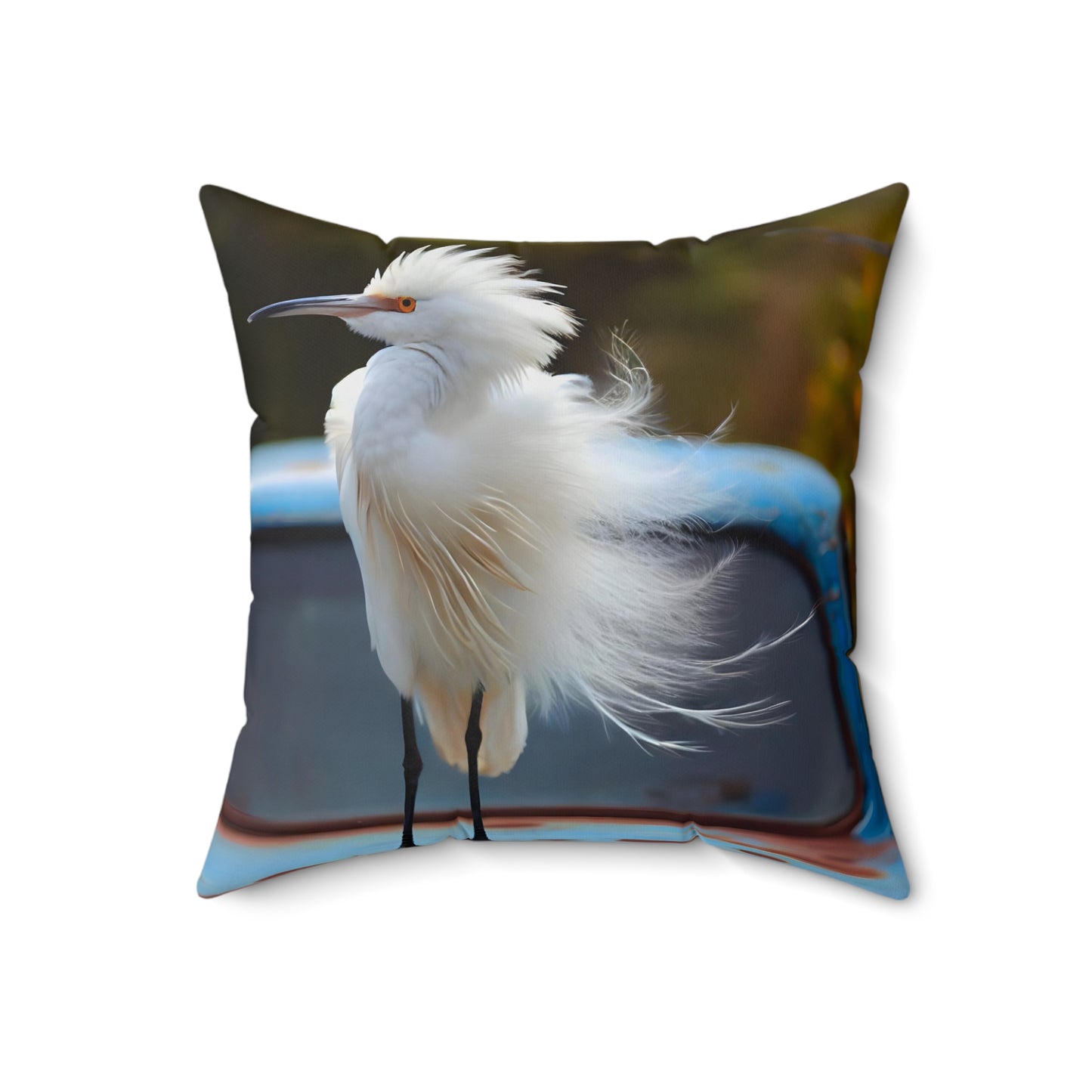 The Hitchhiker - Spun Polyester Square Pillow