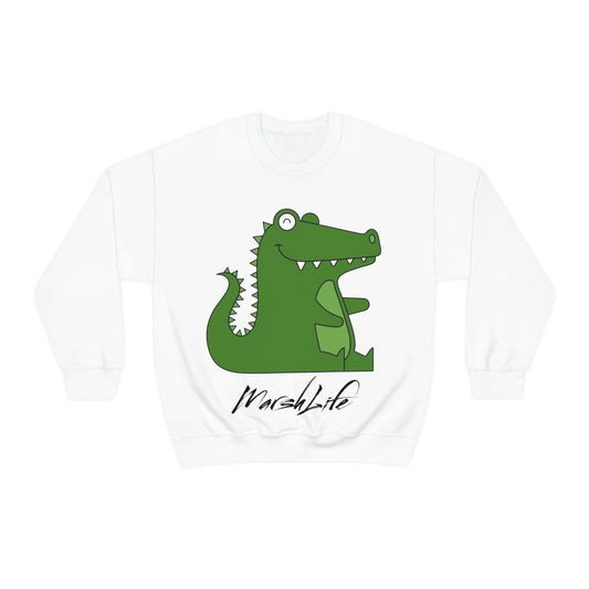 Unisex Heavy Blend™ Crewneck Sweatshirt - MarshLife Alligator